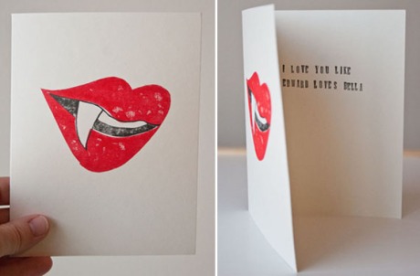 Vampire Love Finished Card